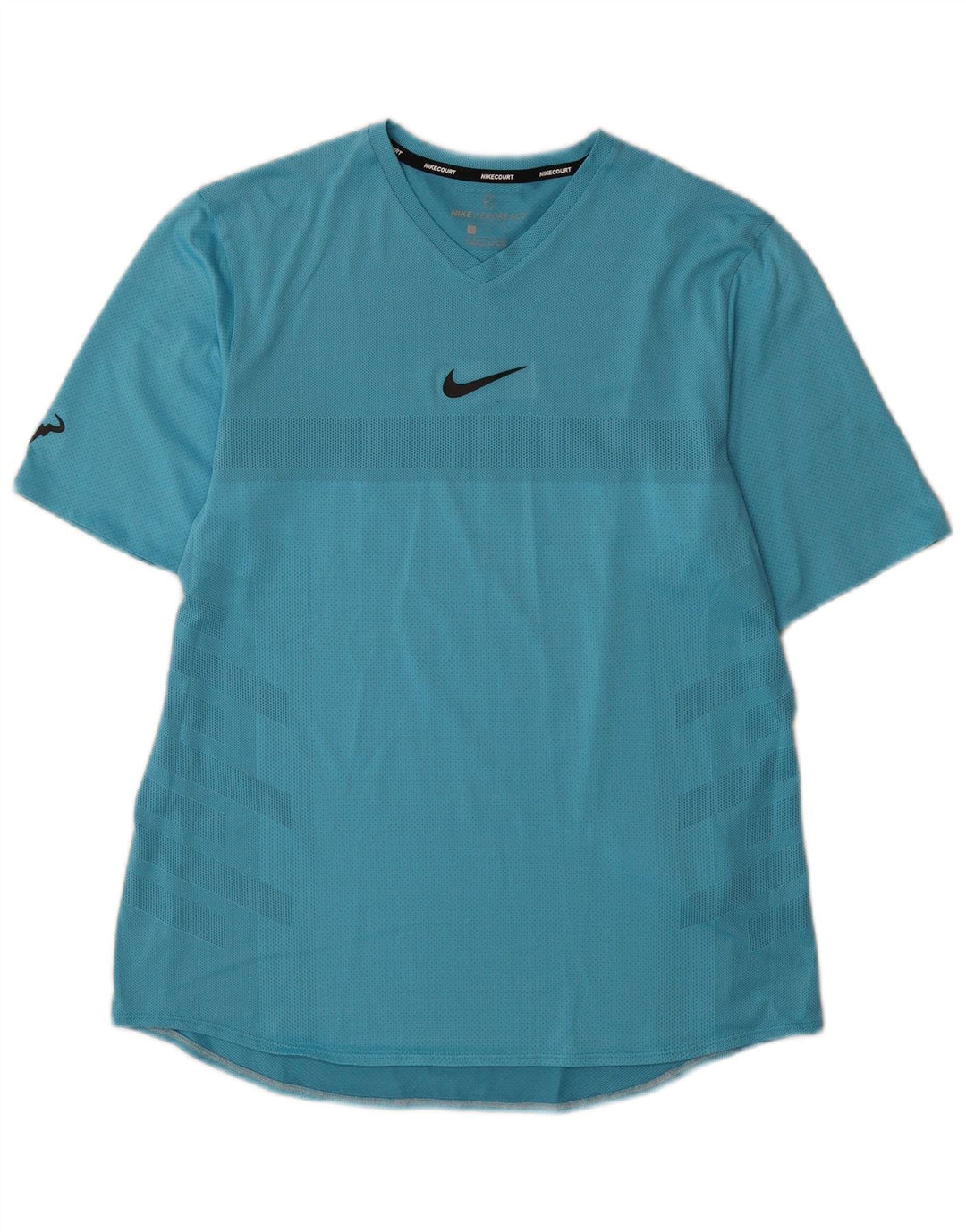 Camiseta Nike Masculina Dri Fit Top Grande Azul Poliéster