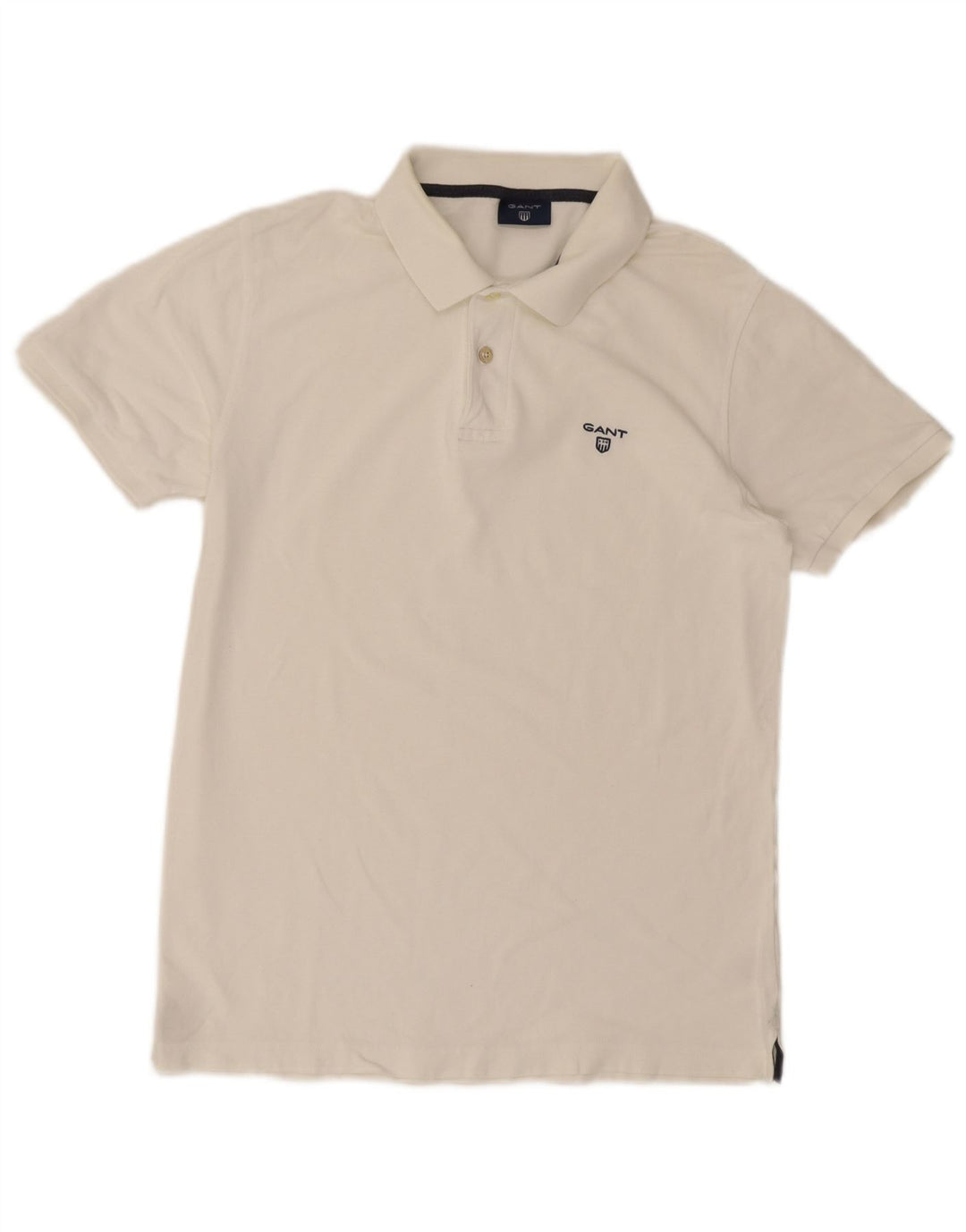 Camisa polo masculina Gant médio algodão branco