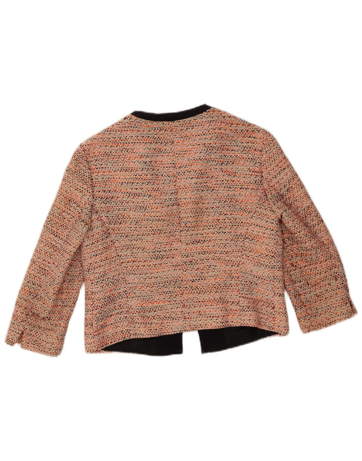 L.K. Conjunto feminino de 2 peças de manga 3/4 Bennett Reino Unido 10 pequeno laranja manchado