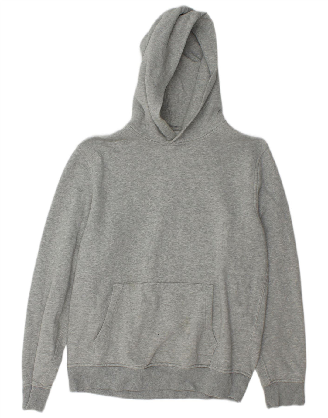 Suéter masculino com capuz Gap algodão manchado cinza médio