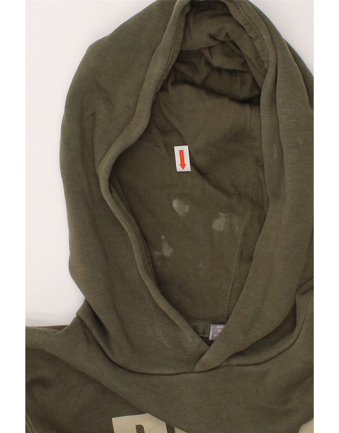 PUMA Boys Graphic Hoodie Jumper 11-12 Years Green Cotton Vintage Puma and Second-Hand Puma from Messina Hembry 