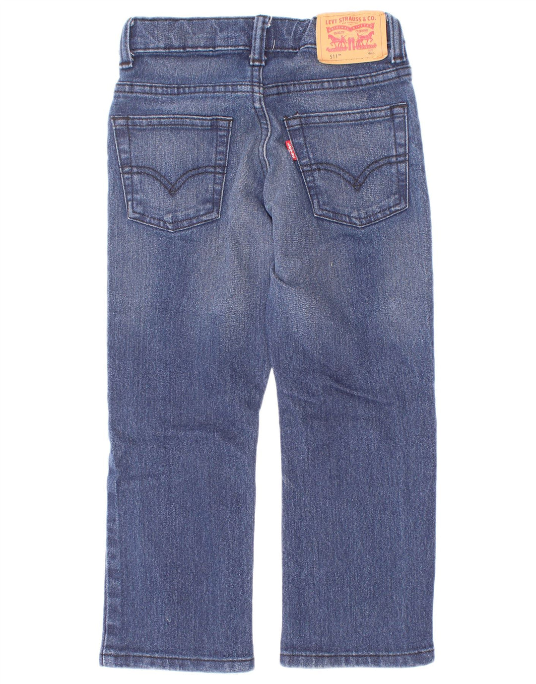Levi's Boys 511 Slim Jeans 3-4 Anos W20 L18 Azul Algodão