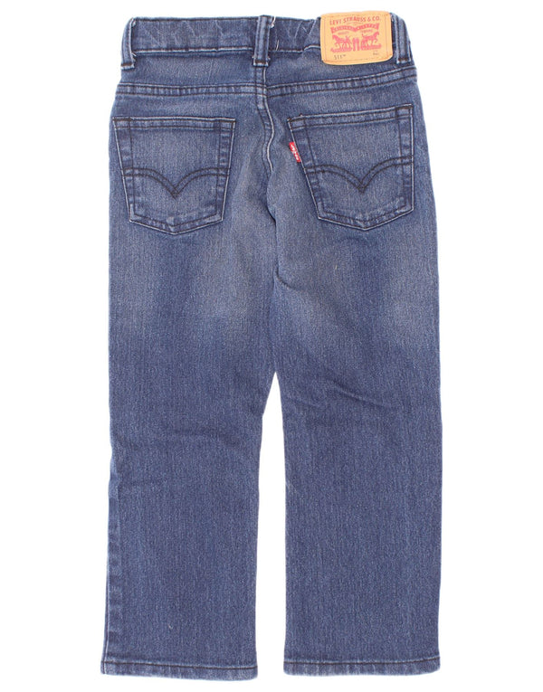 Levi's Boys 511 Slim Jeans 3-4 Anos W20 L18 Azul Algodão