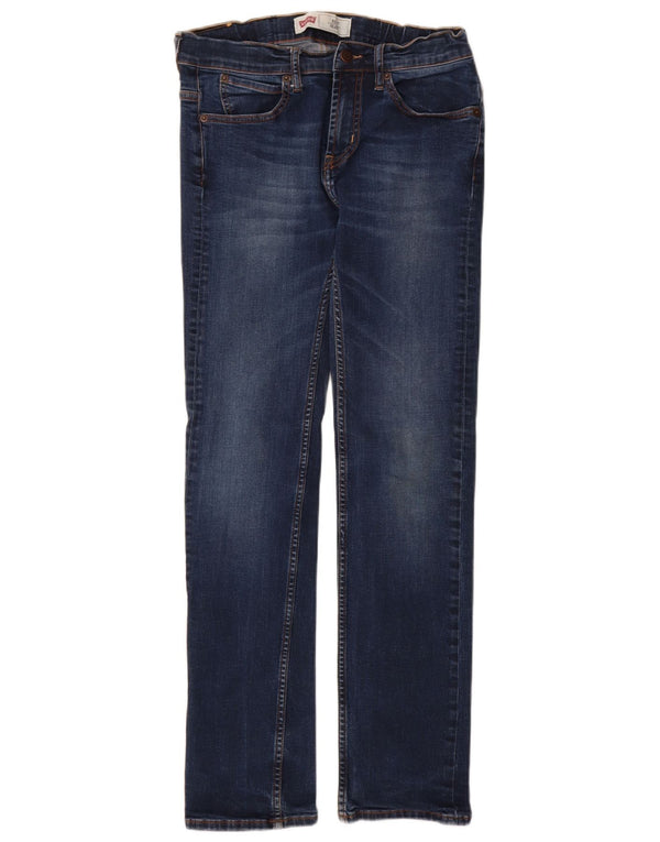 Levi's Meninos 511 Slim Jeans 15-16 Anos W28 L31 Azul Algodão