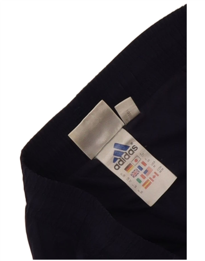 Calça de treino feminina Adidas UK 12 poliéster azul marinho médio