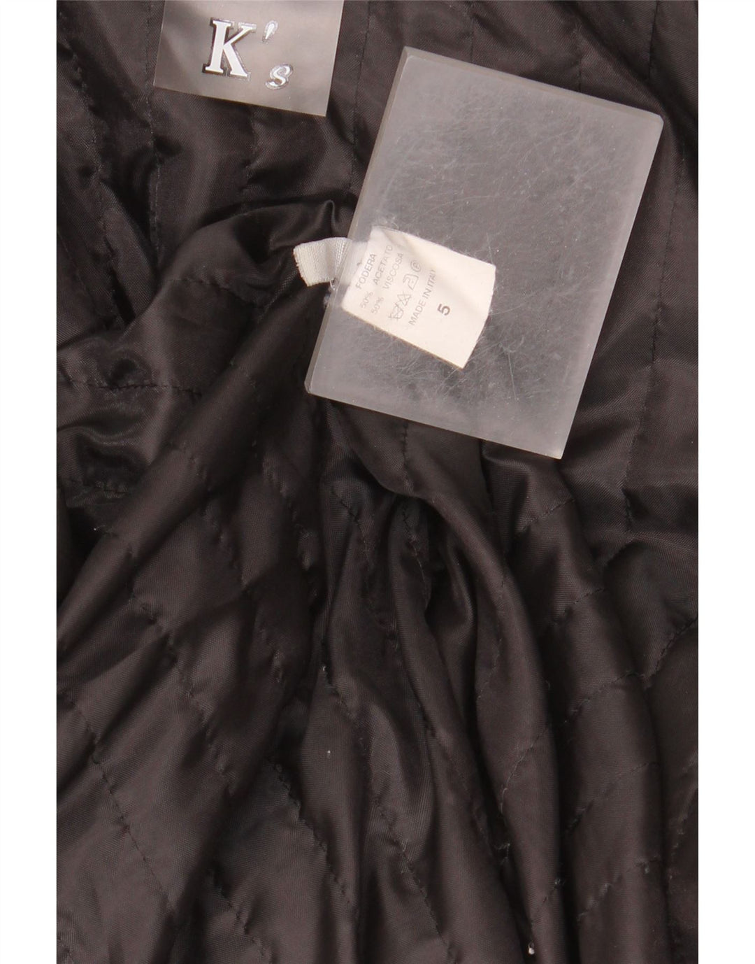 Jaqueta de couro feminina K'S IT 48 XL preta