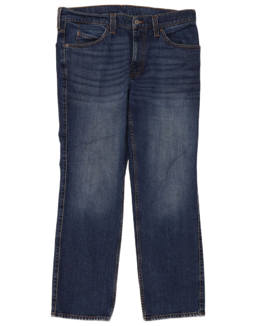 Mustang Mens Straight Jeans W34 L29 Azul