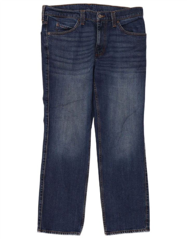 Mustang Mens Straight Jeans W34 L29 Azul
