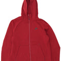 Suéter Nike masculino com capuz e zíper médio algodão vermelho