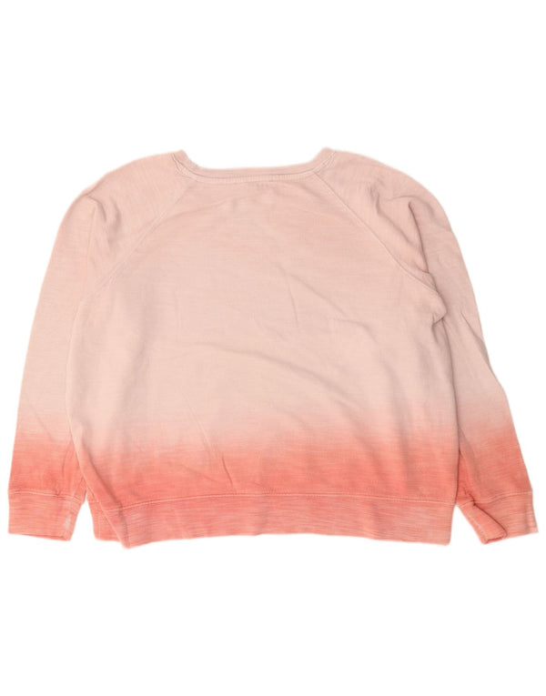 Suéter feminino Marks & Spencer UK 20 2XL algodão colorblock rosa