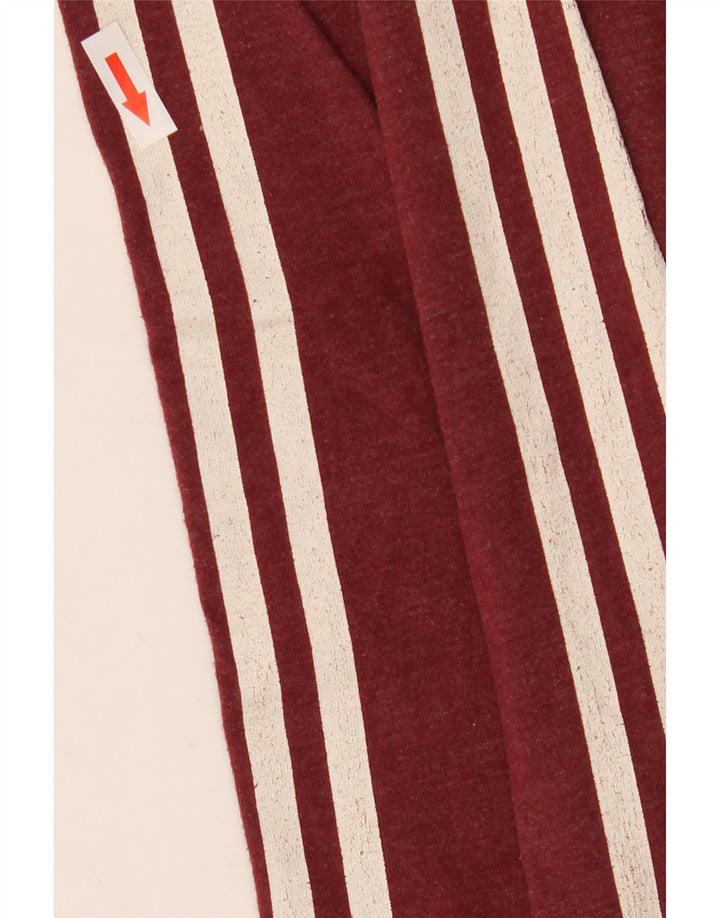 Adidas Mens Top Manga Longa Médio Algodão Borgonha
