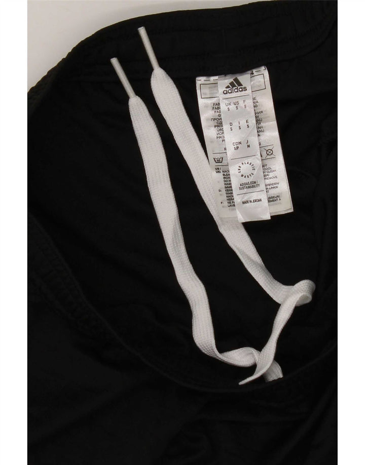 Adidas Mens Aeroready Graphic Sport Shorts Pequeno Poliéster Preto