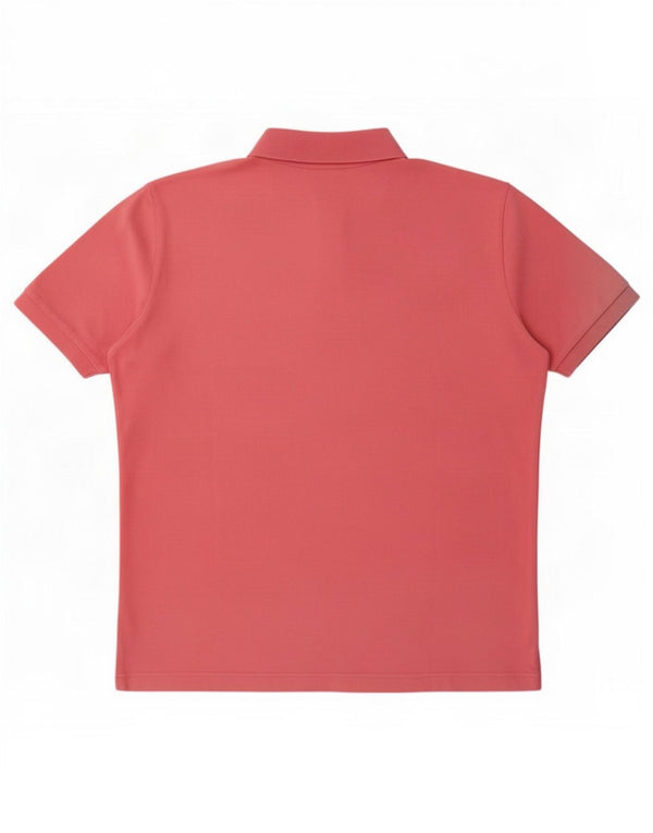 Camisa polo masculina Kappa grande algodão rosa