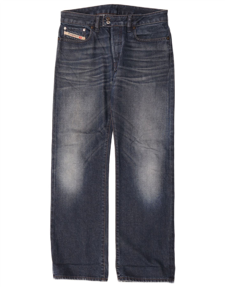 Jeans retos masculinos Diesel W31 L32 algodão azul