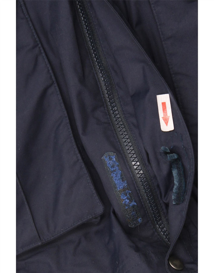 Casaco corta-vento com capuz JACK WOLFSKIN para meninos 15-16 anos azul marinho poliamida