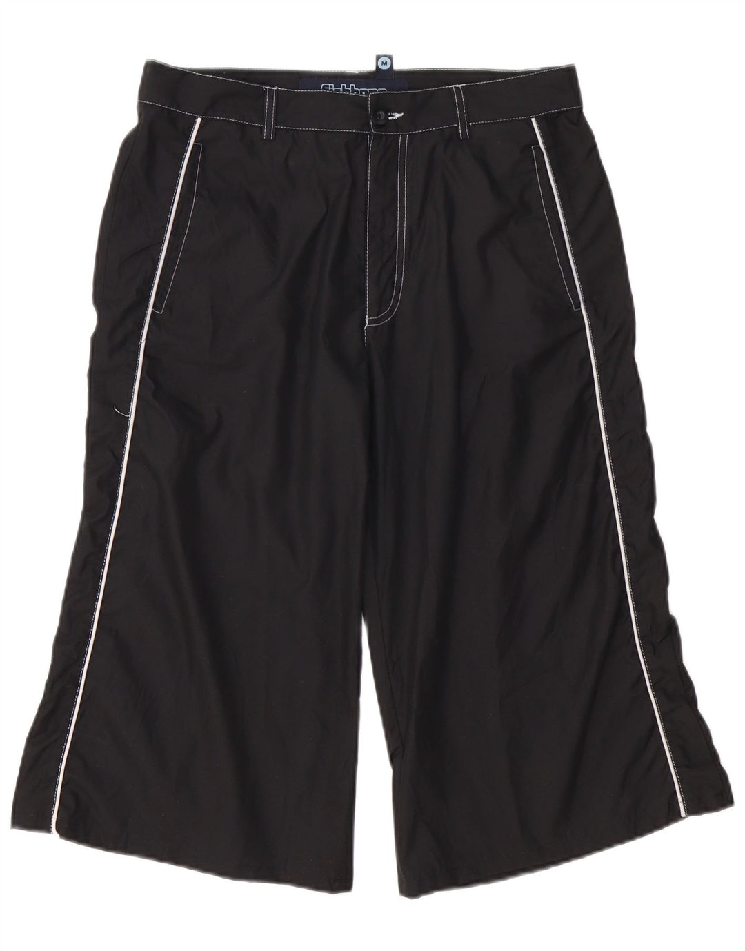 Bermuda masculina FISHBONE média W30 poliéster preto