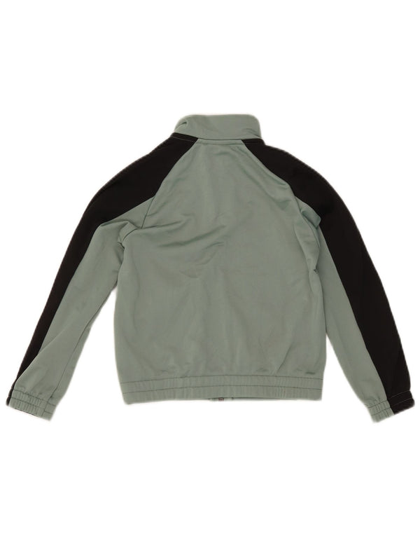 Jaqueta Puma Boys Graphic Tracksuit Top 5-6 Anos Verde Colorblock