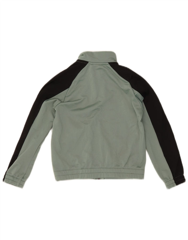 Jaqueta Puma Boys Graphic Tracksuit Top 5-6 Anos Verde Colorblock