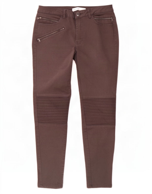 Calça feminina casual skinny Zara EU 40 médio W30 L28 marrom