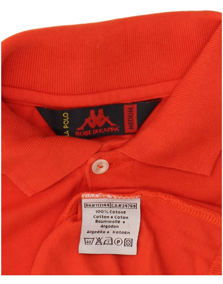 Camisa polo masculina KAPPA de algodão vermelho médio