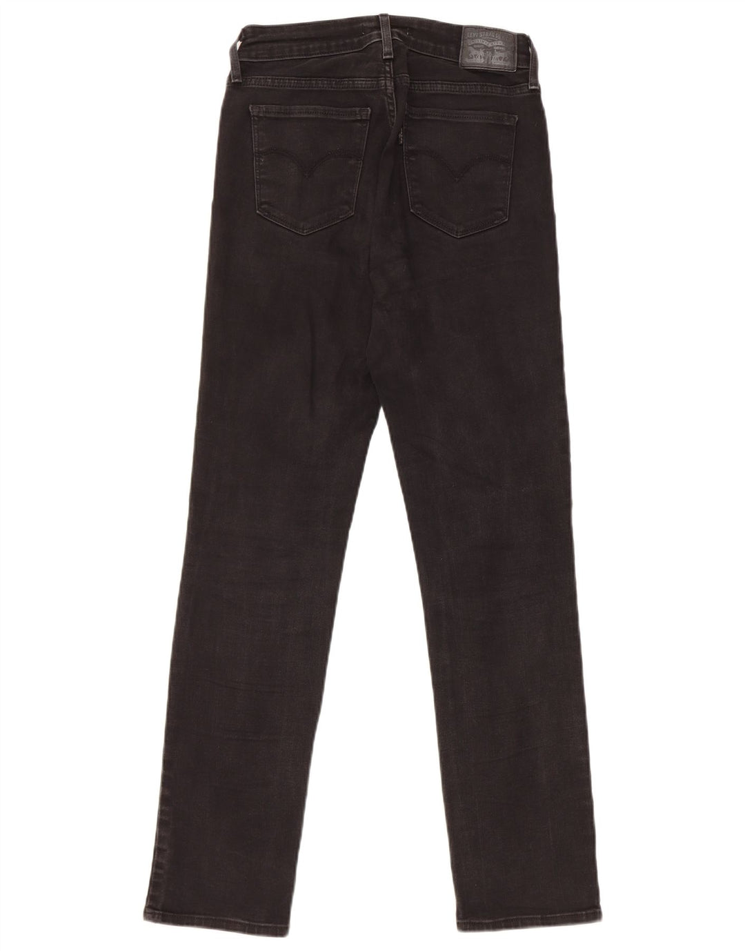 Calça jeans feminina Levi's 712 Slim W27 L30 algodão preto