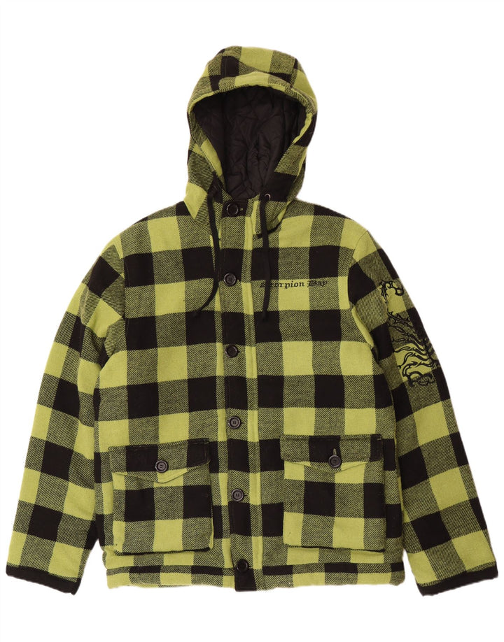 Jaqueta corta-vento masculina Scorpion Bay gráfica UK 40 grande verde guingão
