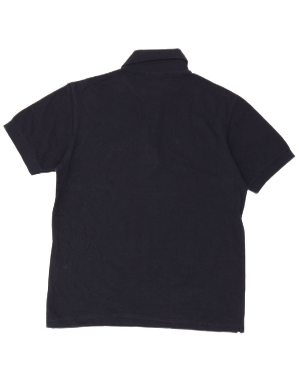 Camisa polo masculina Navigare de algodão azul marinho médio