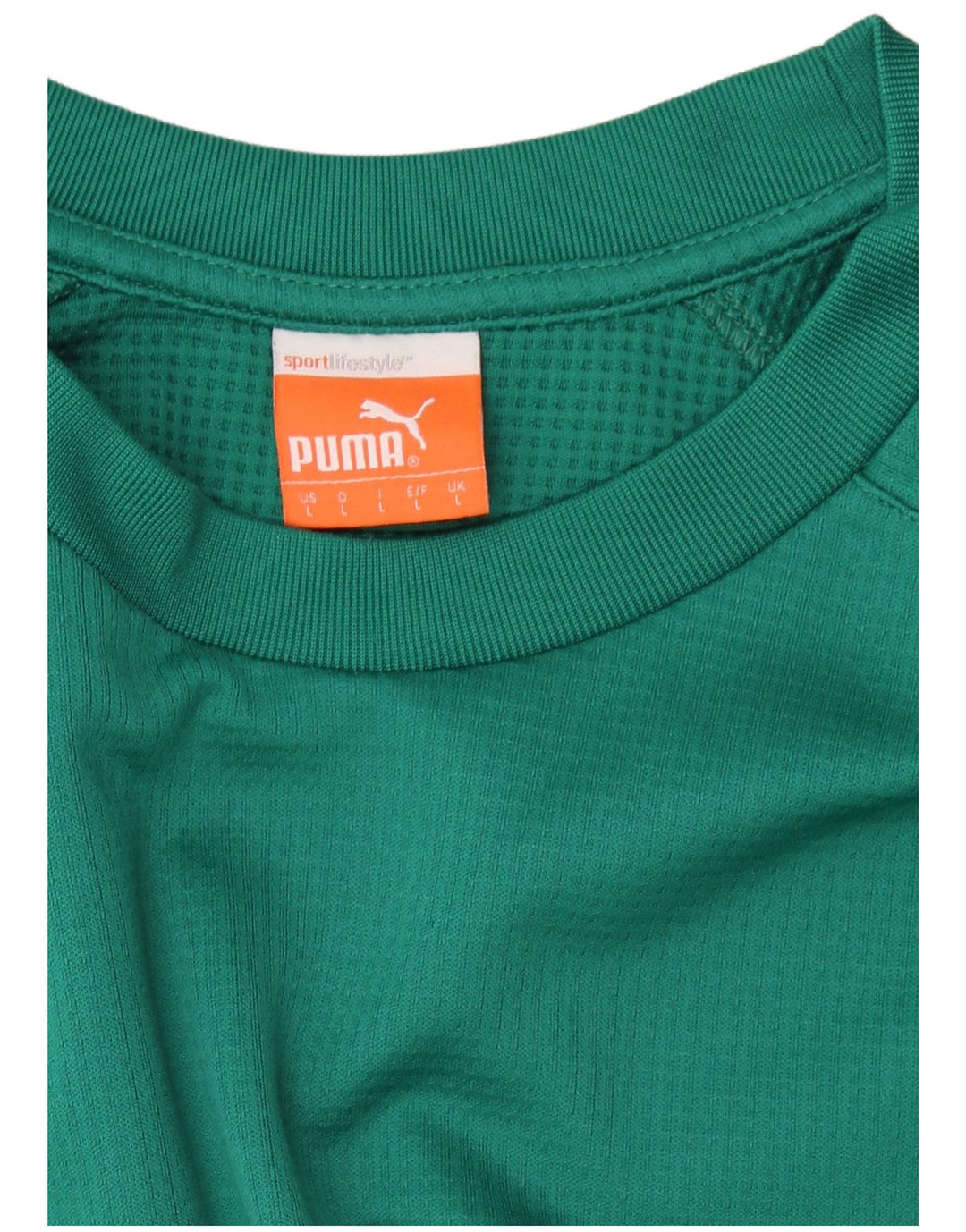 PUMA moletom masculino jumper grande verde colorblock poliéster