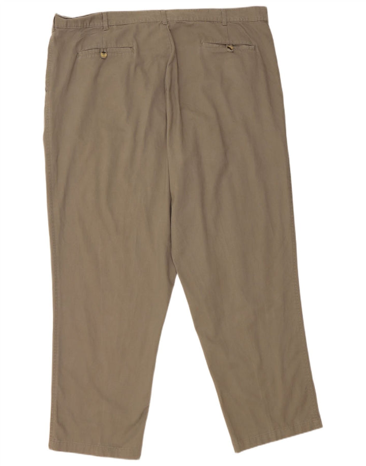 Calça Chino Masculina Essentials Pegged W46 L30 Algodão Cinza