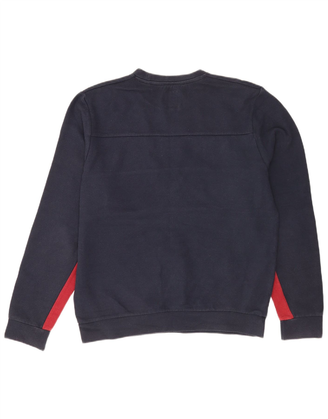 Jack Wills moletom gráfico masculino jumper grande bloco colorido azul marinho