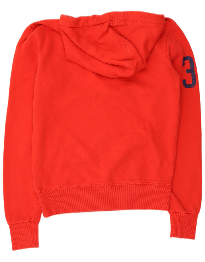 Suéter com capuz gráfico masculino Superdry pequeno algodão vermelho