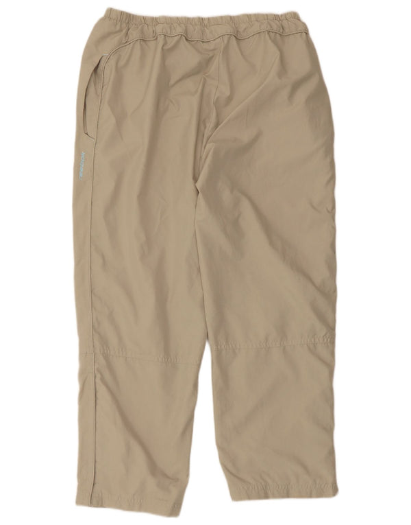 Reebok Womens Tracksuit Trousers UK 18 XL Beige Polyester