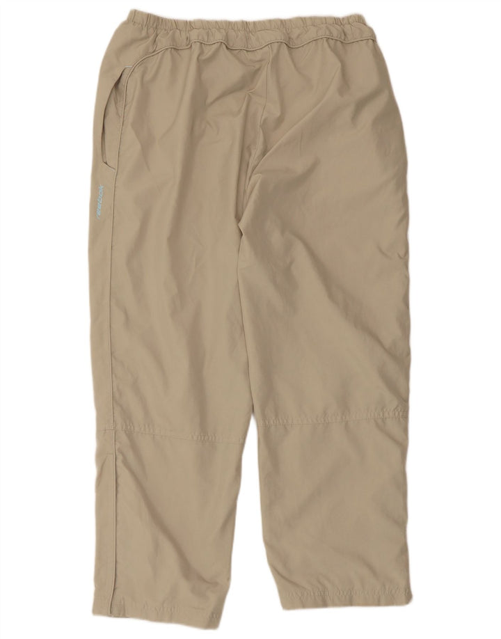 Calças de treino feminino Reebok UK 18 XL bege poliéster