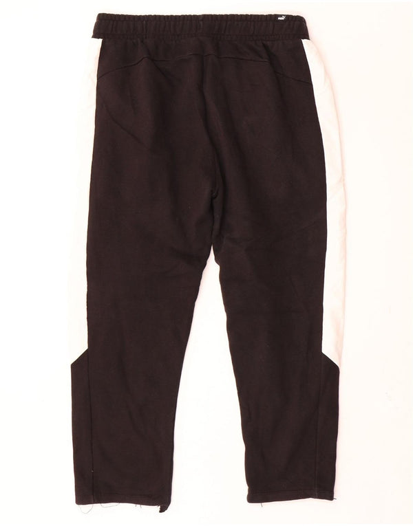 Calça de treino masculina Puma grande bloco colorido preto
