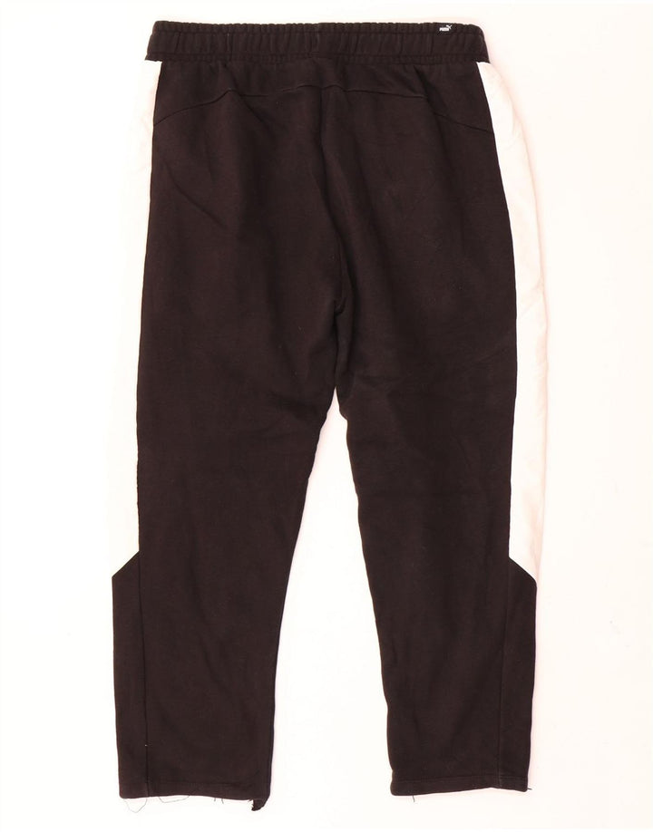 Calça de treino masculina Puma grande bloco colorido preto