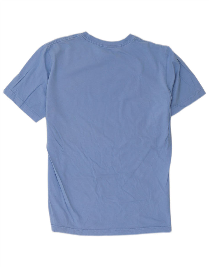 Camiseta Nike masculina regular fit gráfica top médio azul algodão