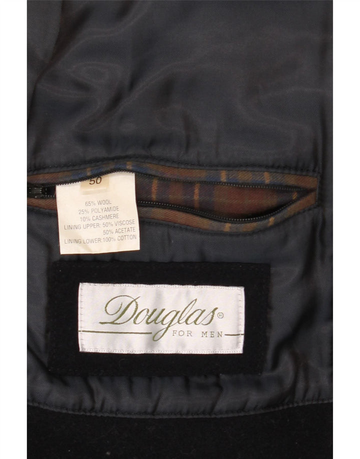 Sobretudo masculino Douglas IT 50 grande lã azul marinho