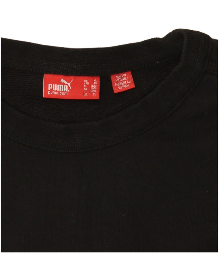 Puma Mens Graphic Moletom Jumper XL Preto