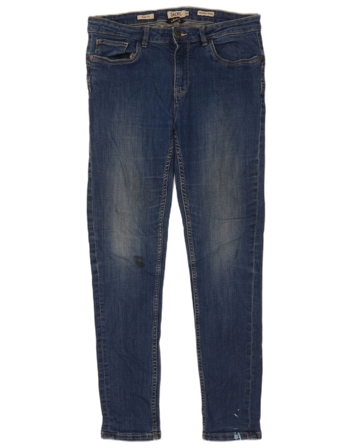 Jeans Slim Masculino Dack IT 46 Pequeno W30 L29 Azul