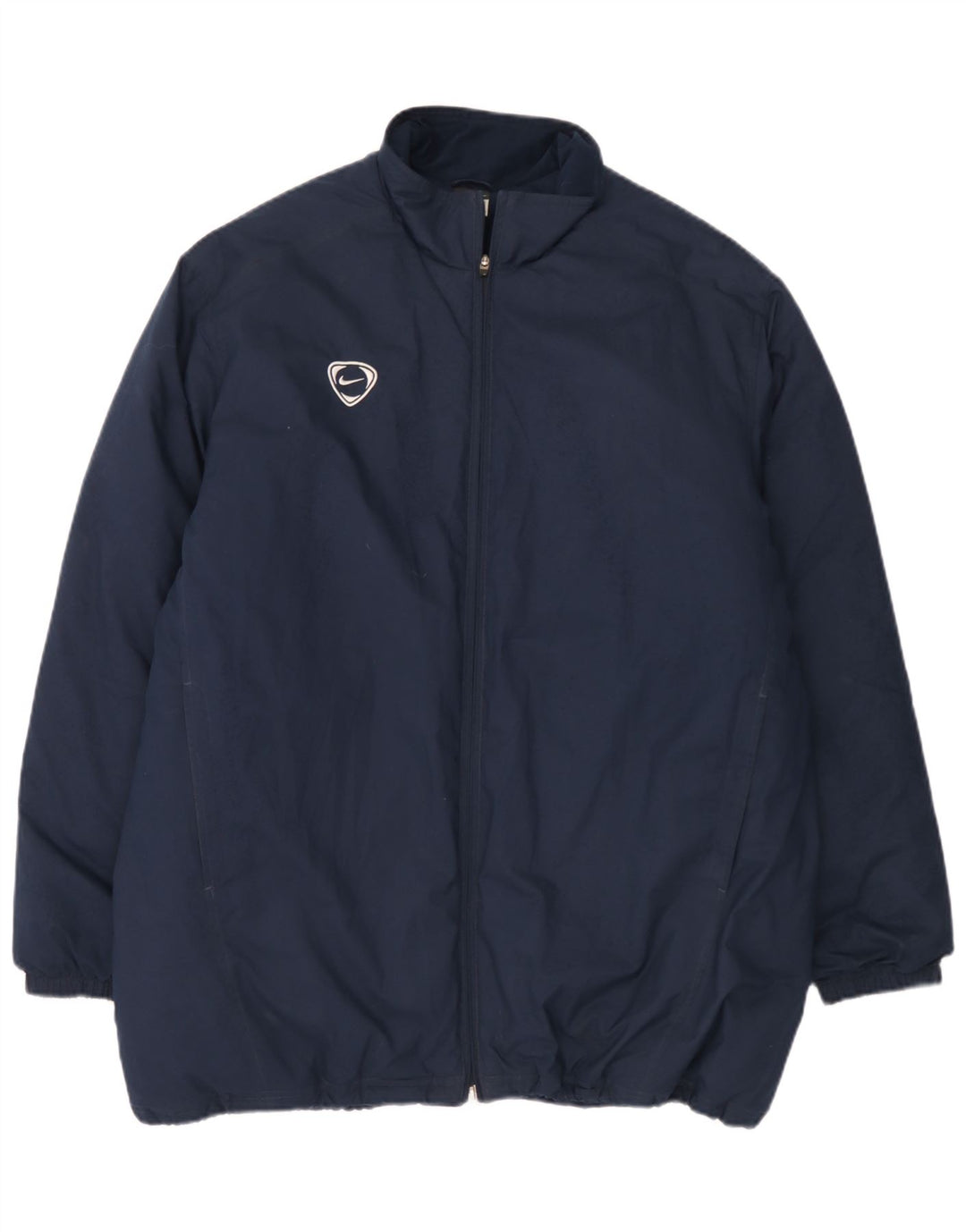 Jaqueta corta-vento masculina Nike UK 45/47 XL azul marinho poliéster