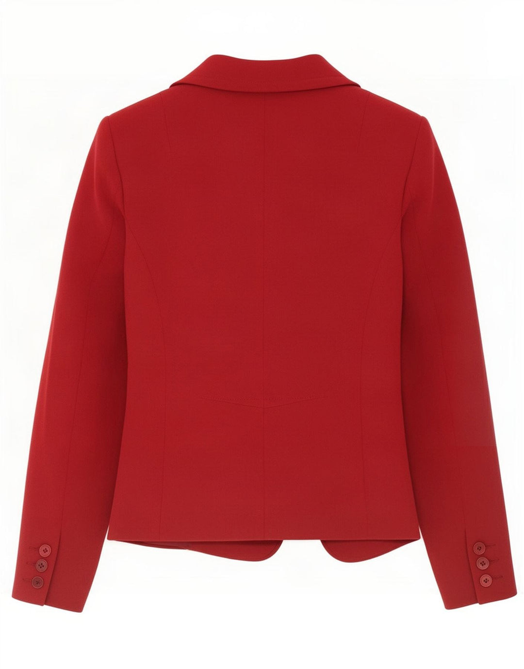 Jaqueta Blazer Feminina Reiss com 1 Botão Reino Unido 6 XS Poliéster Vermelho
