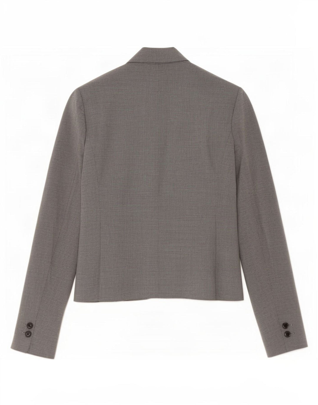 Jaqueta blazer feminina Zara com 1 botão UE 38 pequeno cinza houndstooth poliéster