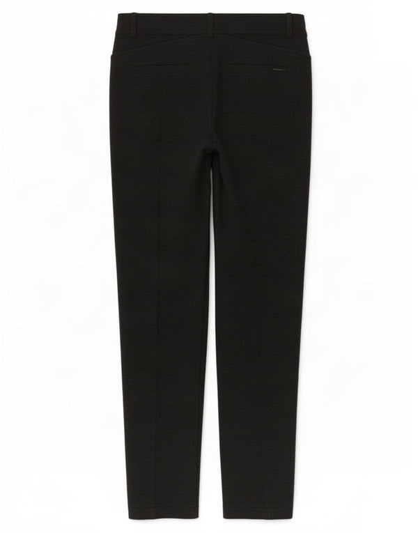 Calça casual justa feminina Marks & Spencer Reino Unido 12 médio W30 L28 cinza