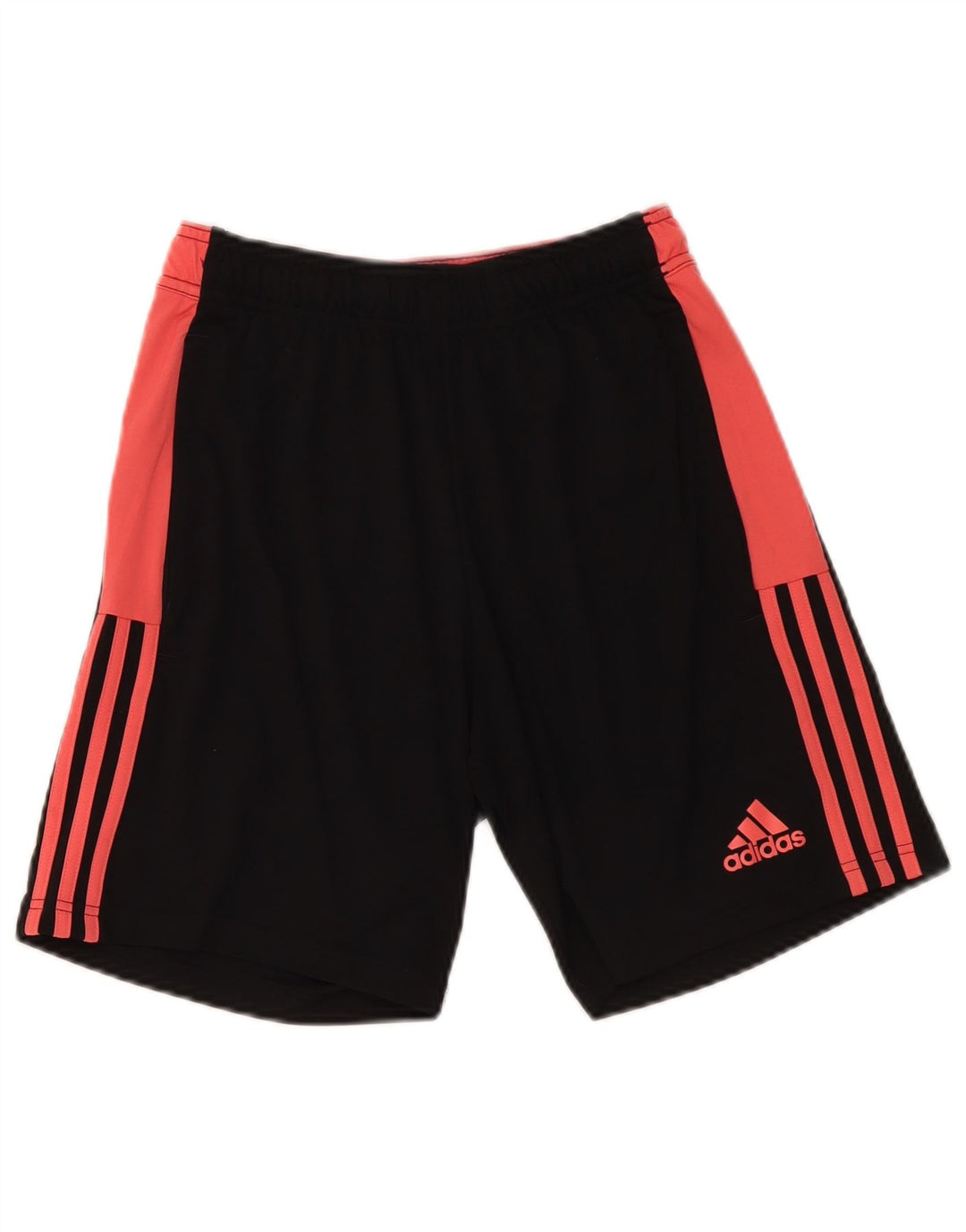 Adidas Mens Sport Shorts Pequeno Poliéster Colorblock Preto