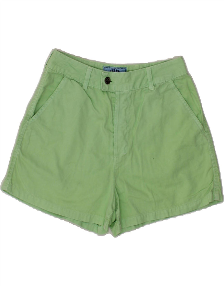 LES COPAINS Womens Chino Shorts IT 44 Medium W28 Green Cotton Vintage Les Copains and Second-Hand Les Copains from Messina Hembry 