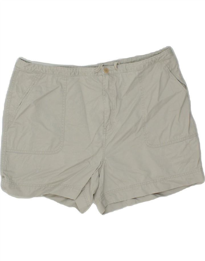 EDDIE BAUER Womens Chino Shorts US 18 2XL W36  Grey Cotton Vintage Eddie Bauer and Second-Hand Eddie Bauer from Messina Hembry 