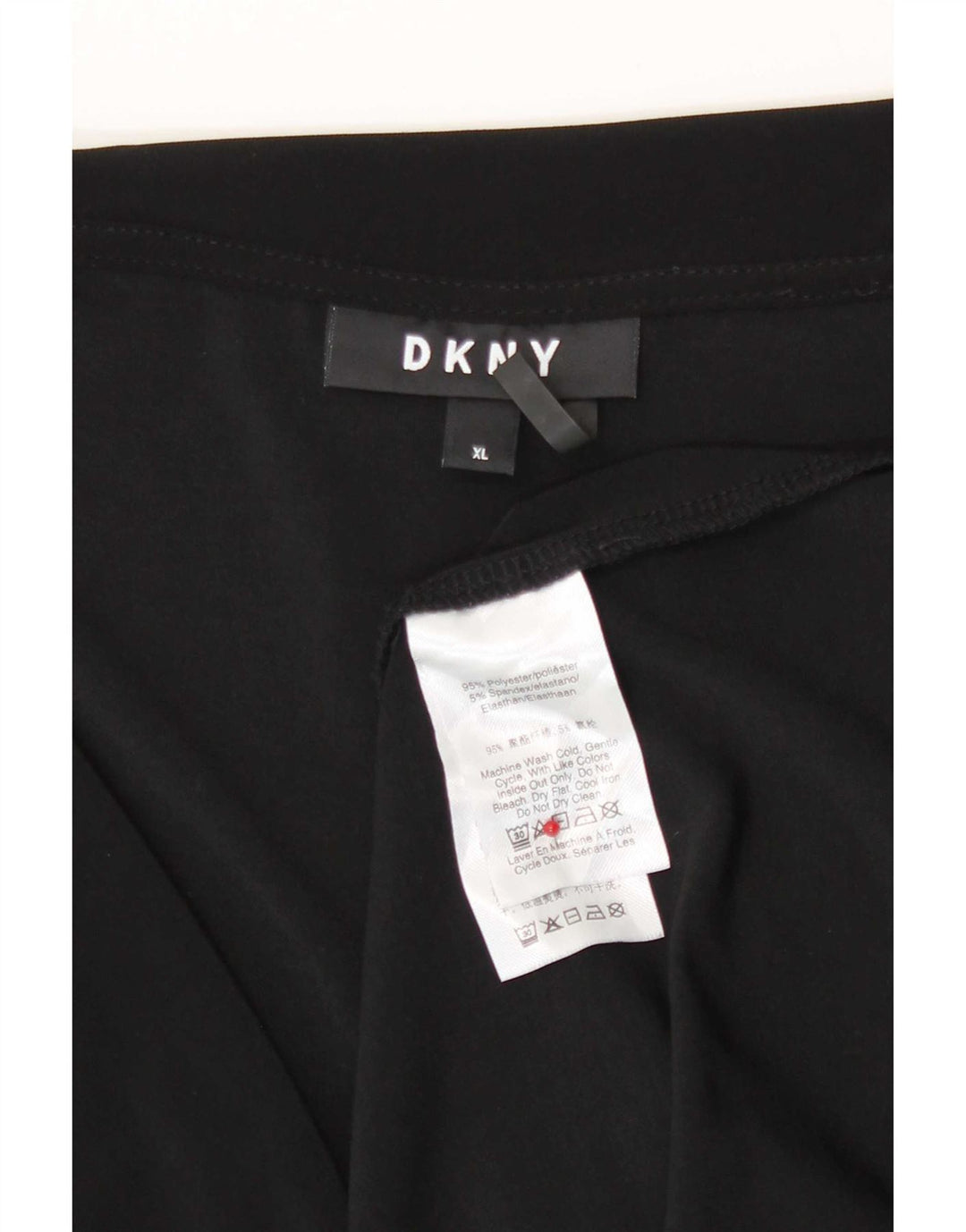 Blusa feminina Dkny UK 18 XL poliéster preto