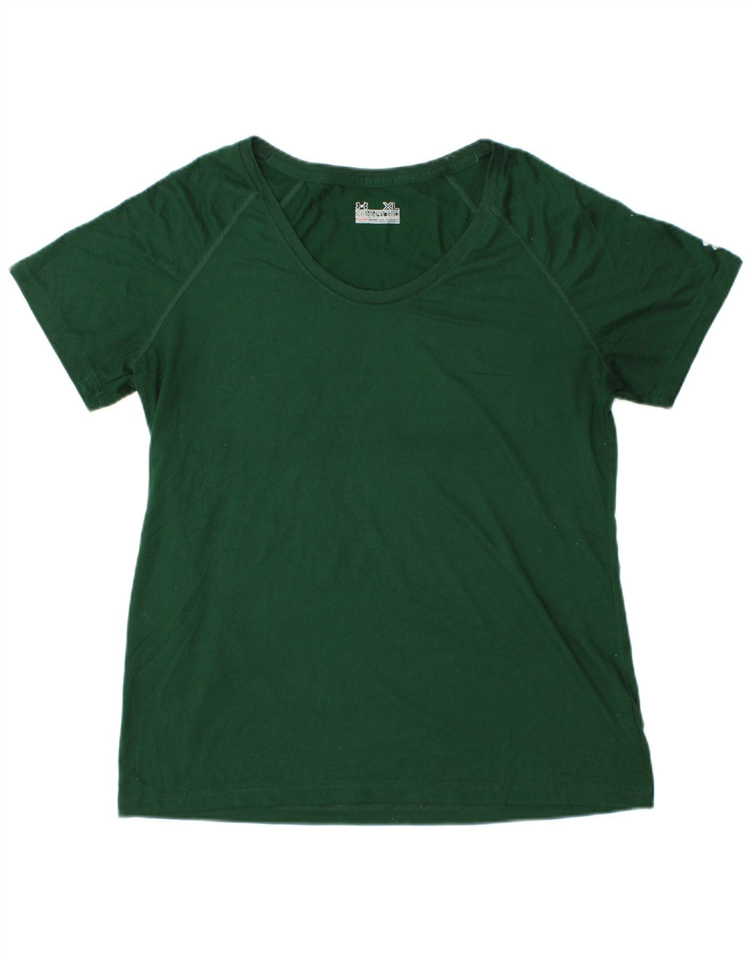 UNDER ARMOUR Camiseta feminina Heat Gear Top UK 18 XL poliéster verde