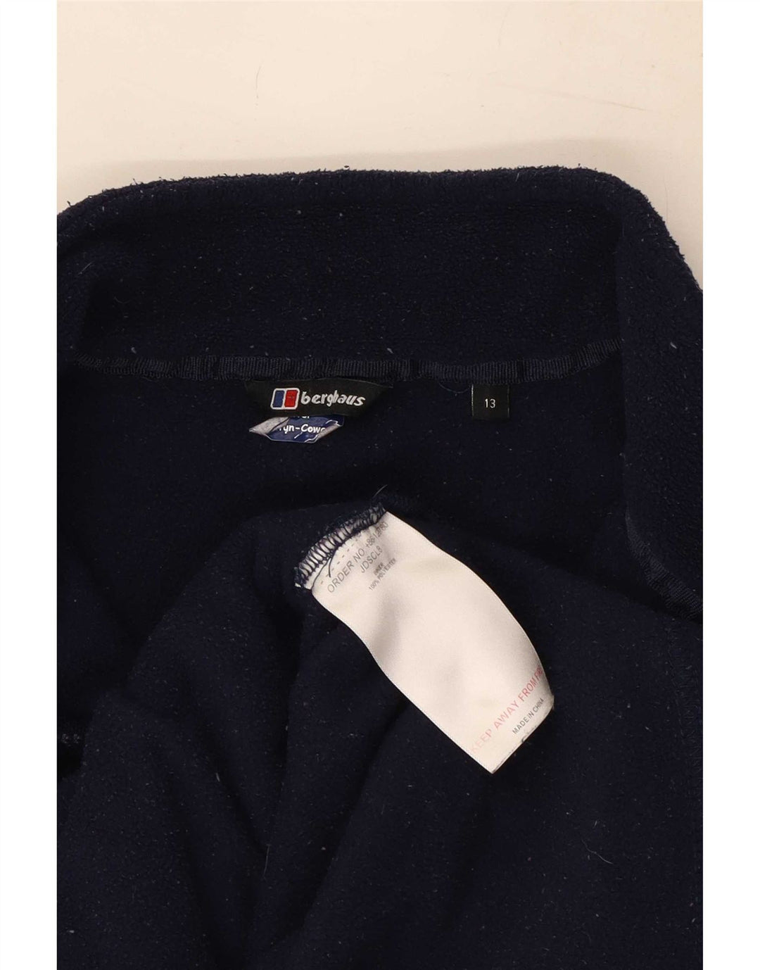 Jaqueta de lã Berghaus Boys Liner 12-13 anos azul marinho poliéster