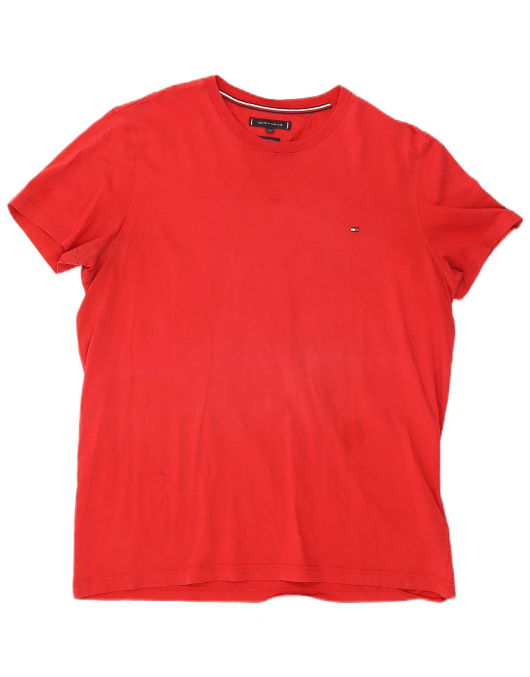 Camiseta feminina Tommy Hilfiger Top 2XL algodão vermelho